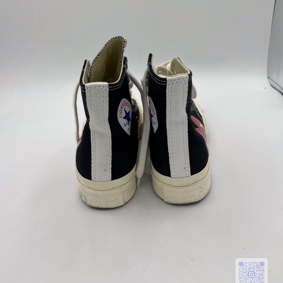 Comme des Garçons PLAY CdG PLAY x Converse Womens Unisex Chuck Taylor All Star P - Picture 3 of 7